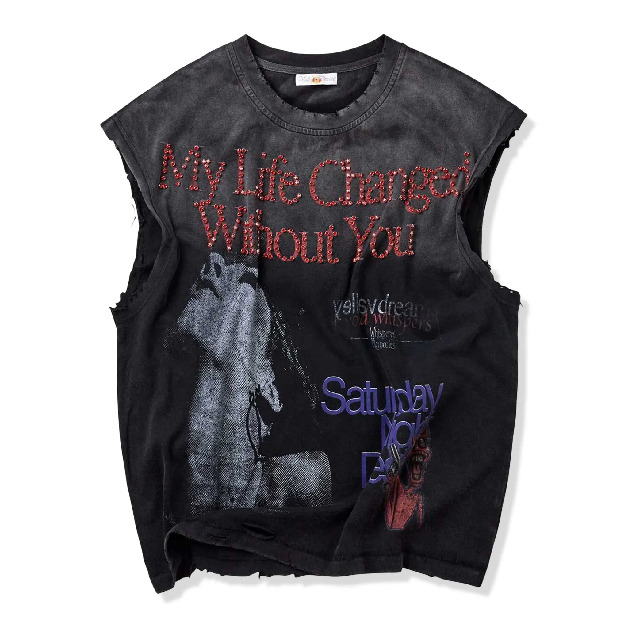 Front View of Vale Forever Growth Black Vest